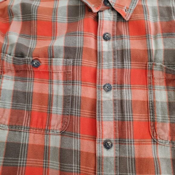 Duluth Trading Button Down Long Sleeve Flannel Plaid Shirt - Picture 7 of 12